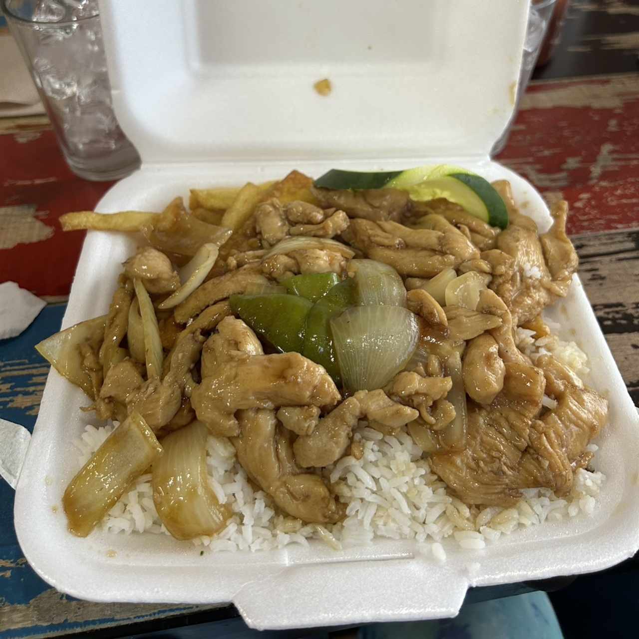 Pollo y arroz