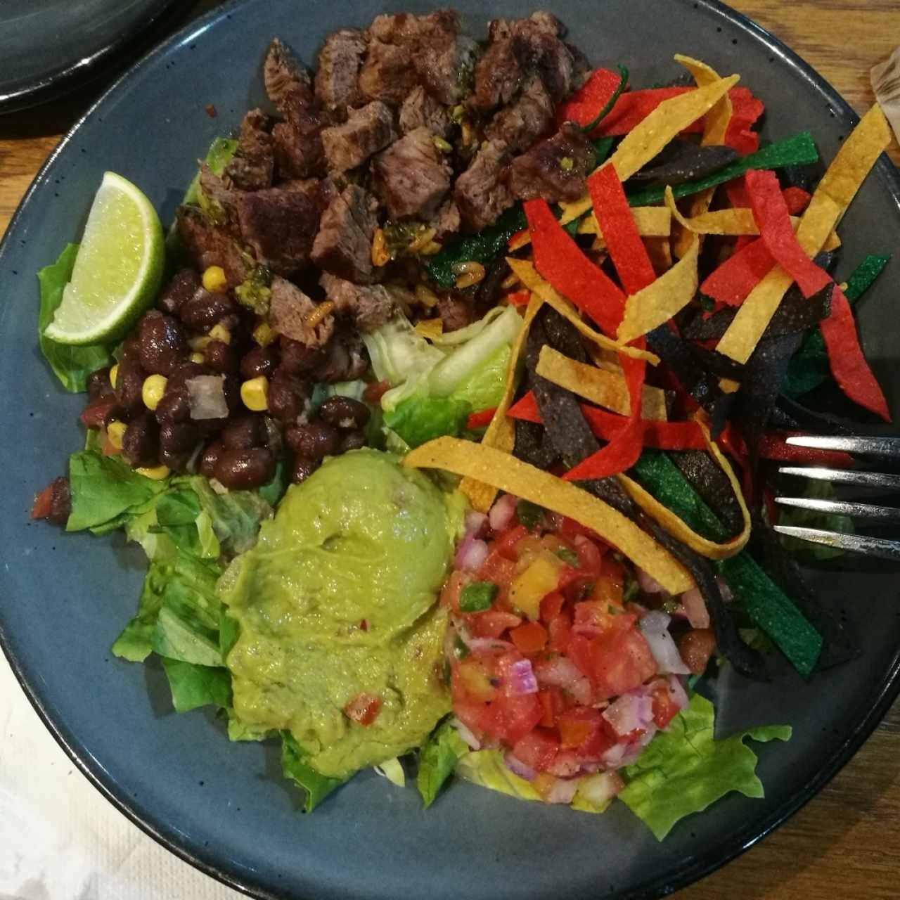 Tex mex bowl con carne de res