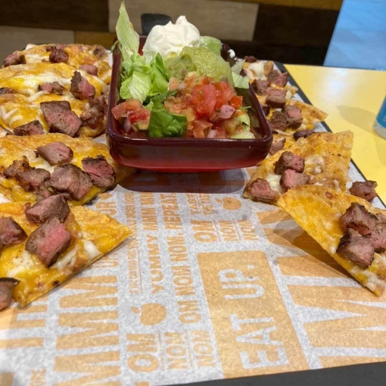 Nachos de carne