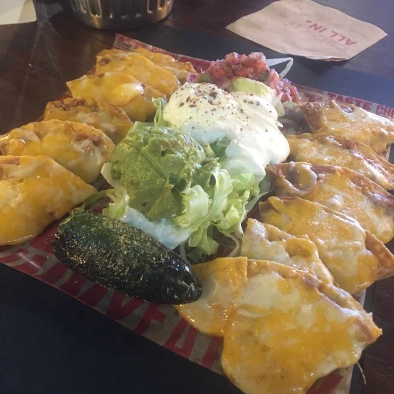 nachos vegetarianos 