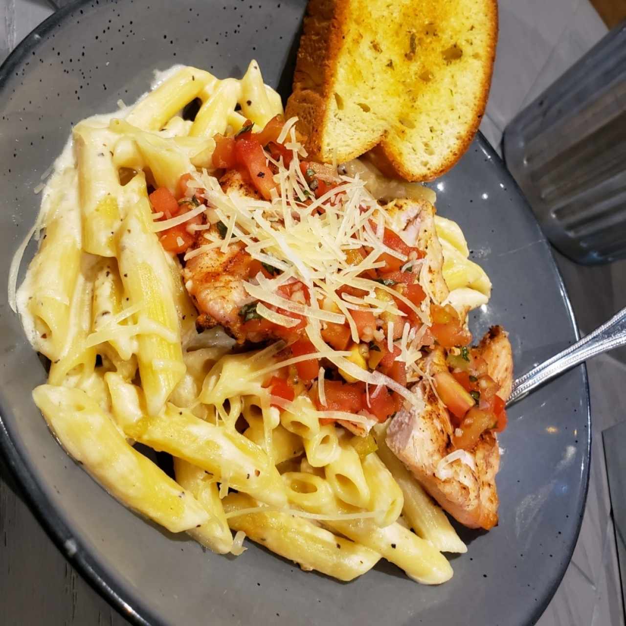 three cheese chicken pasta