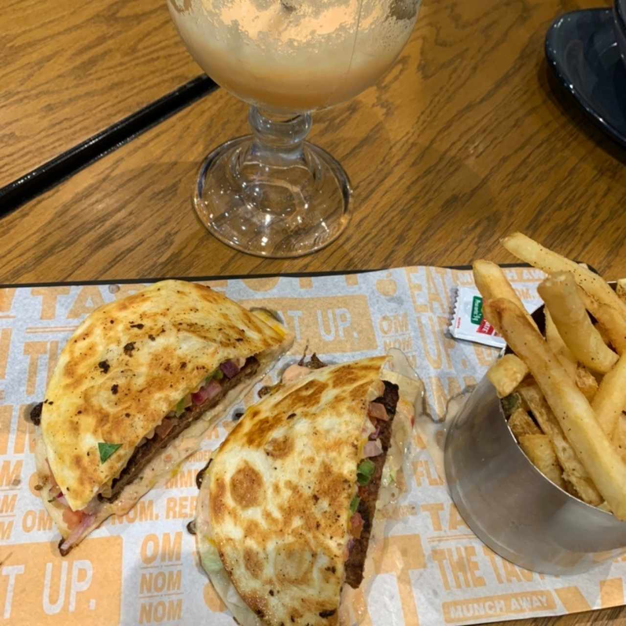 Quesadilla burger