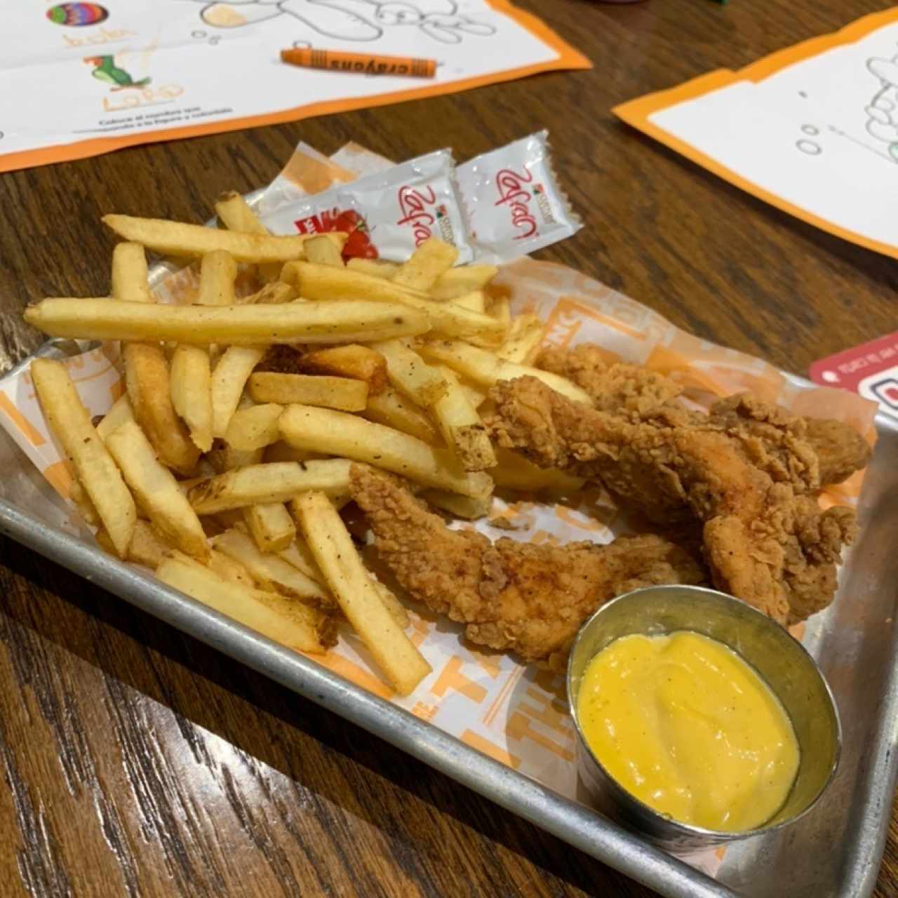 menu kids chicken tenders 