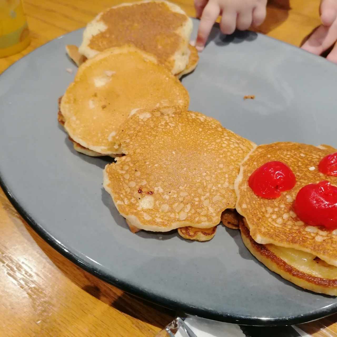 oruguita de pancakes 