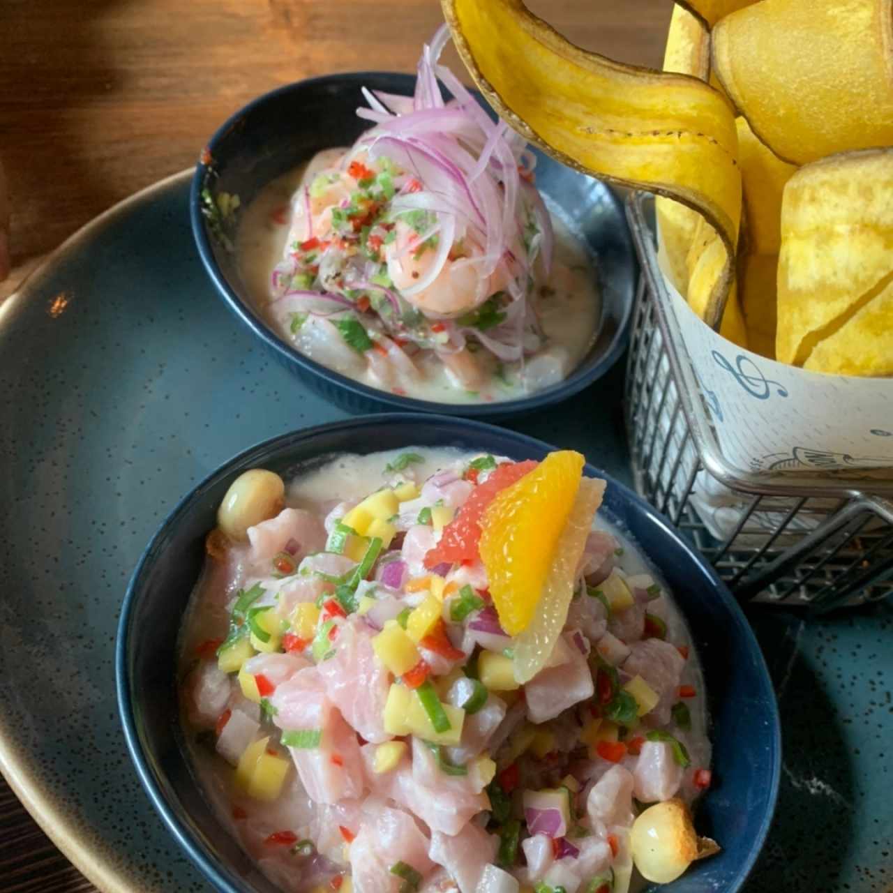 Ceviche Blue Moon Style