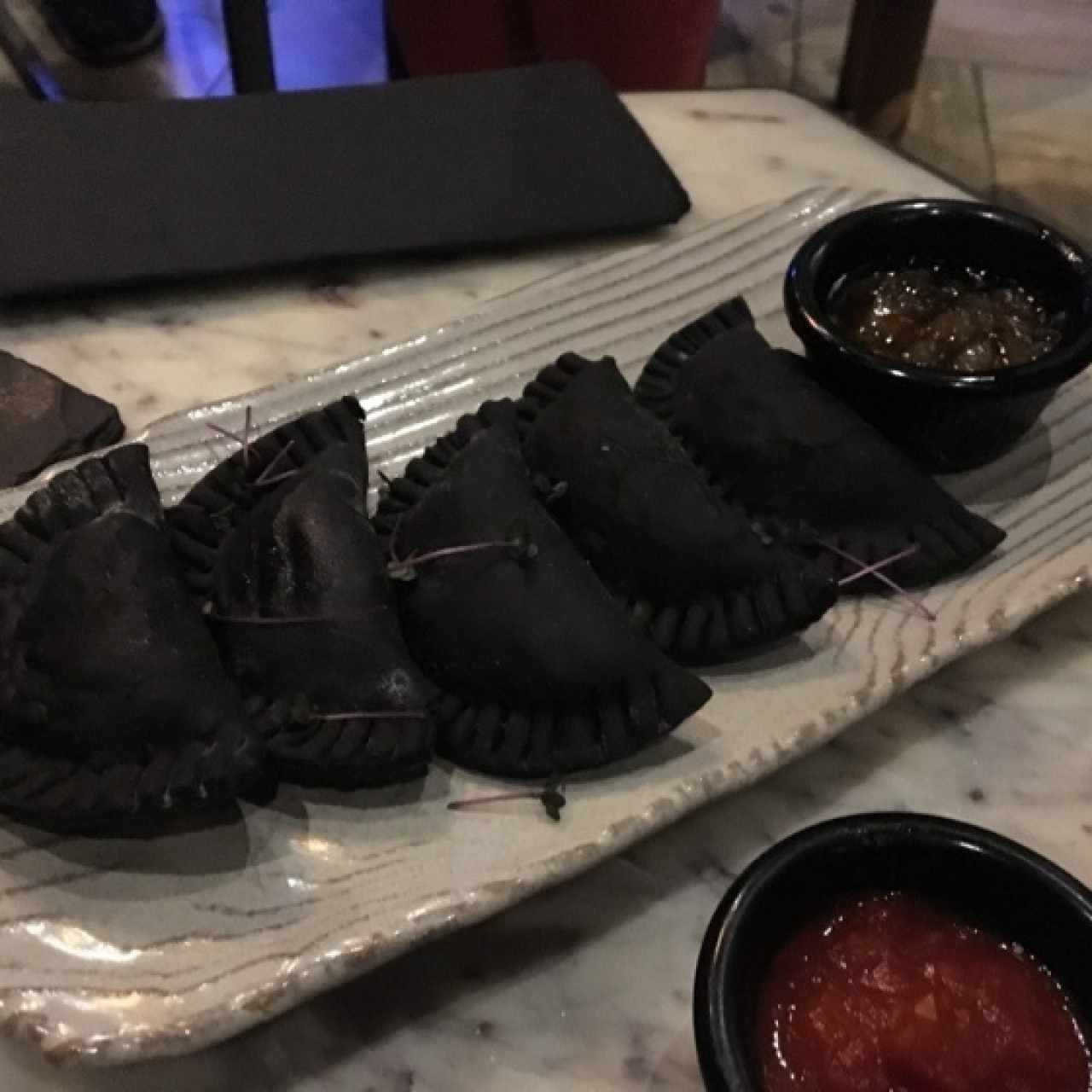 SMALL PLATES - Black Empanadas