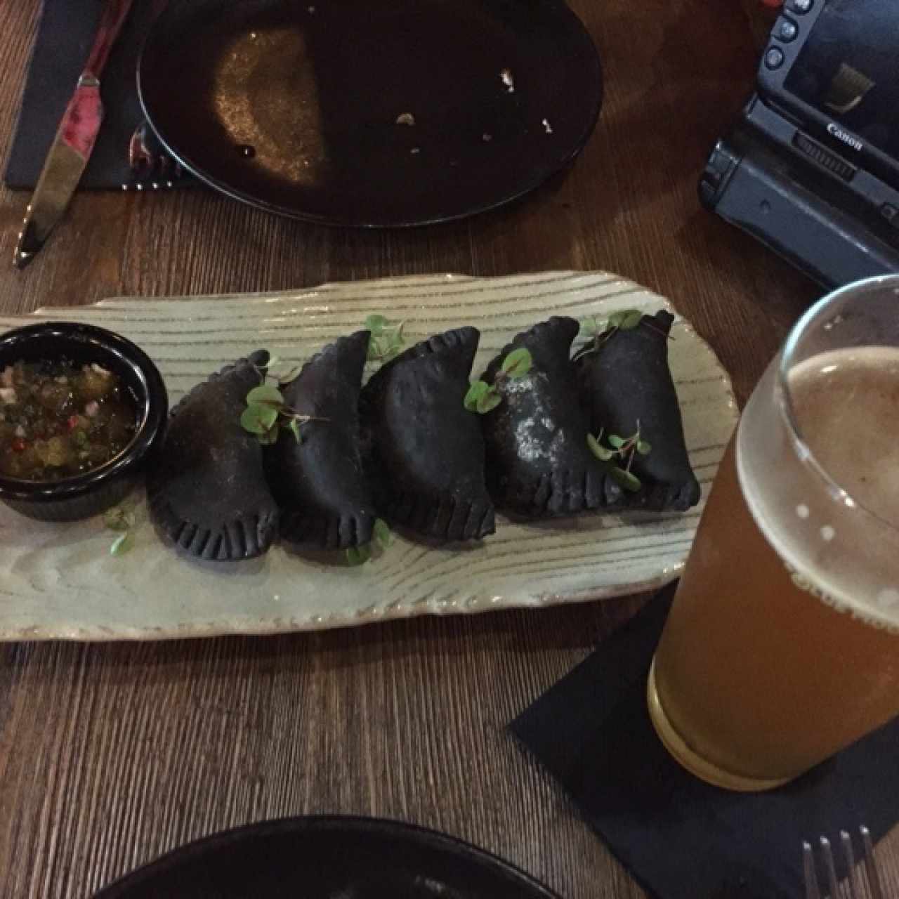 SMALL PLATES - Black Empanadas