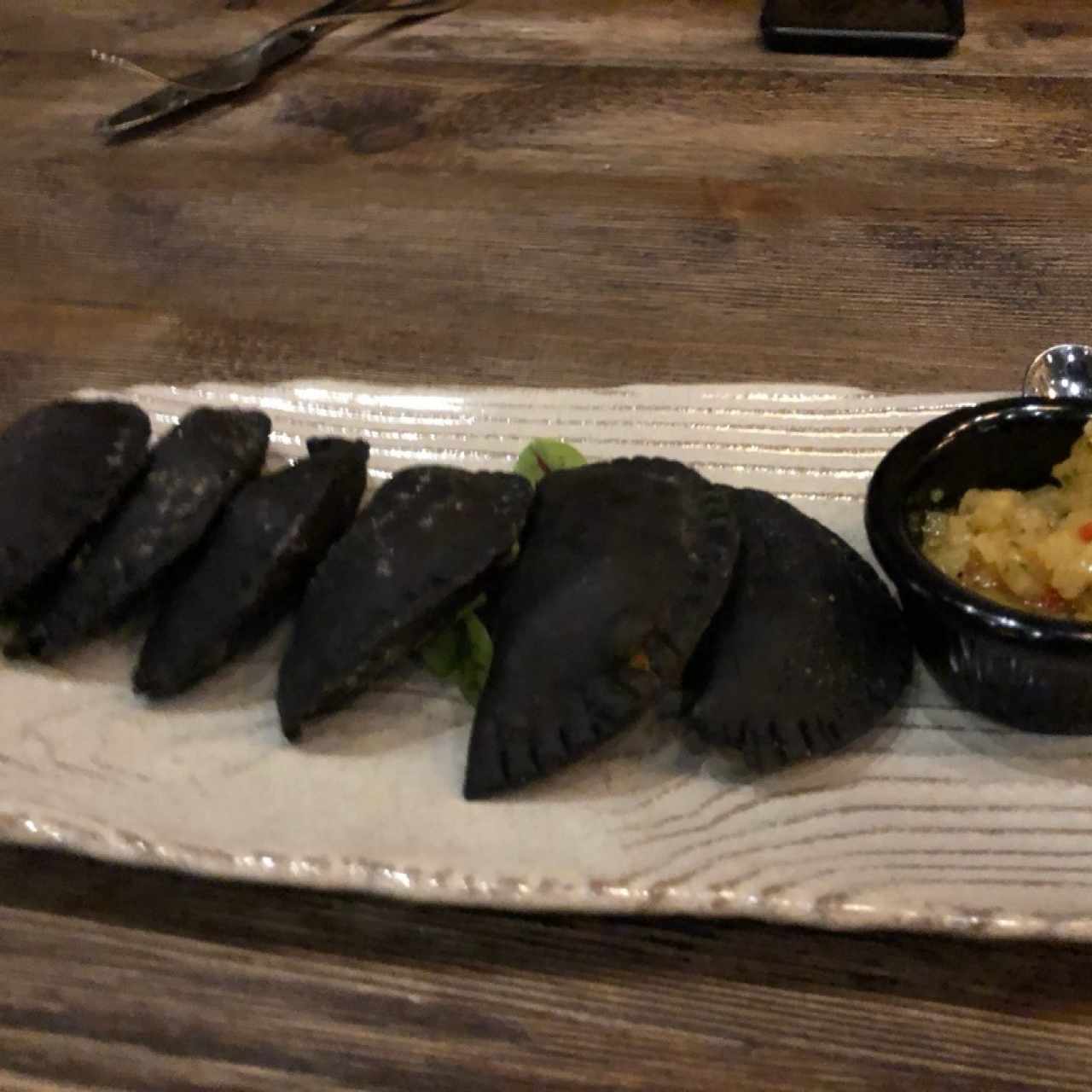 SMALL PLATES - Black Empanadas