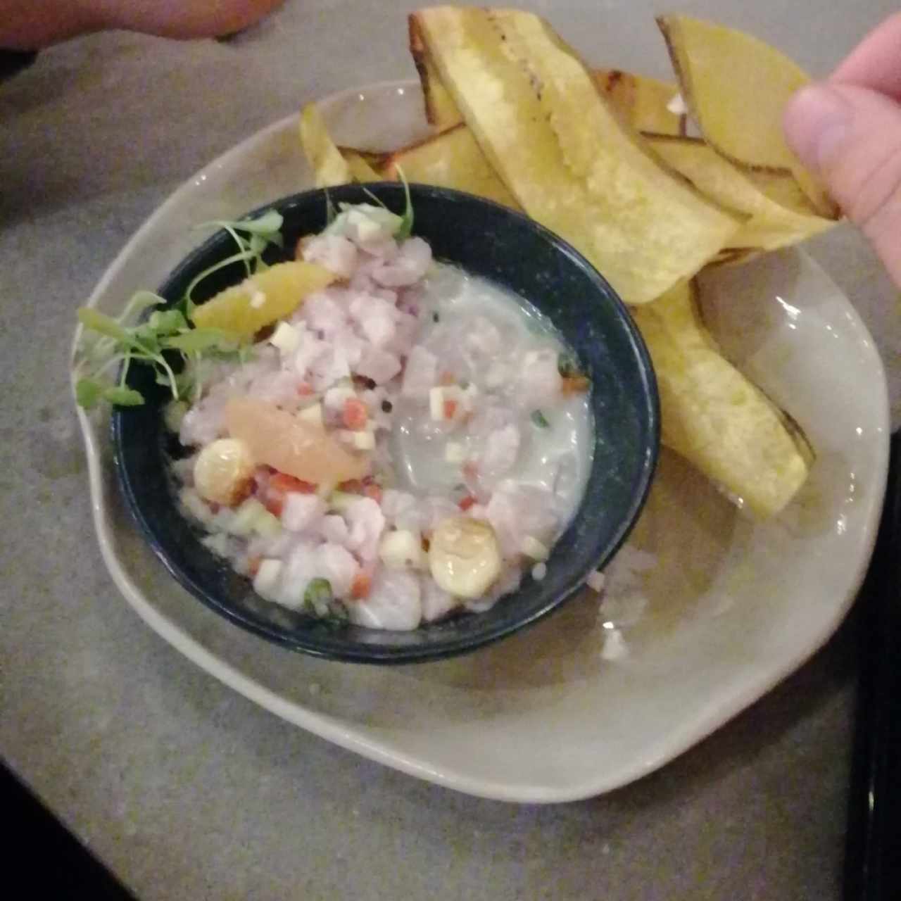 Ceviche Blue Moon Style