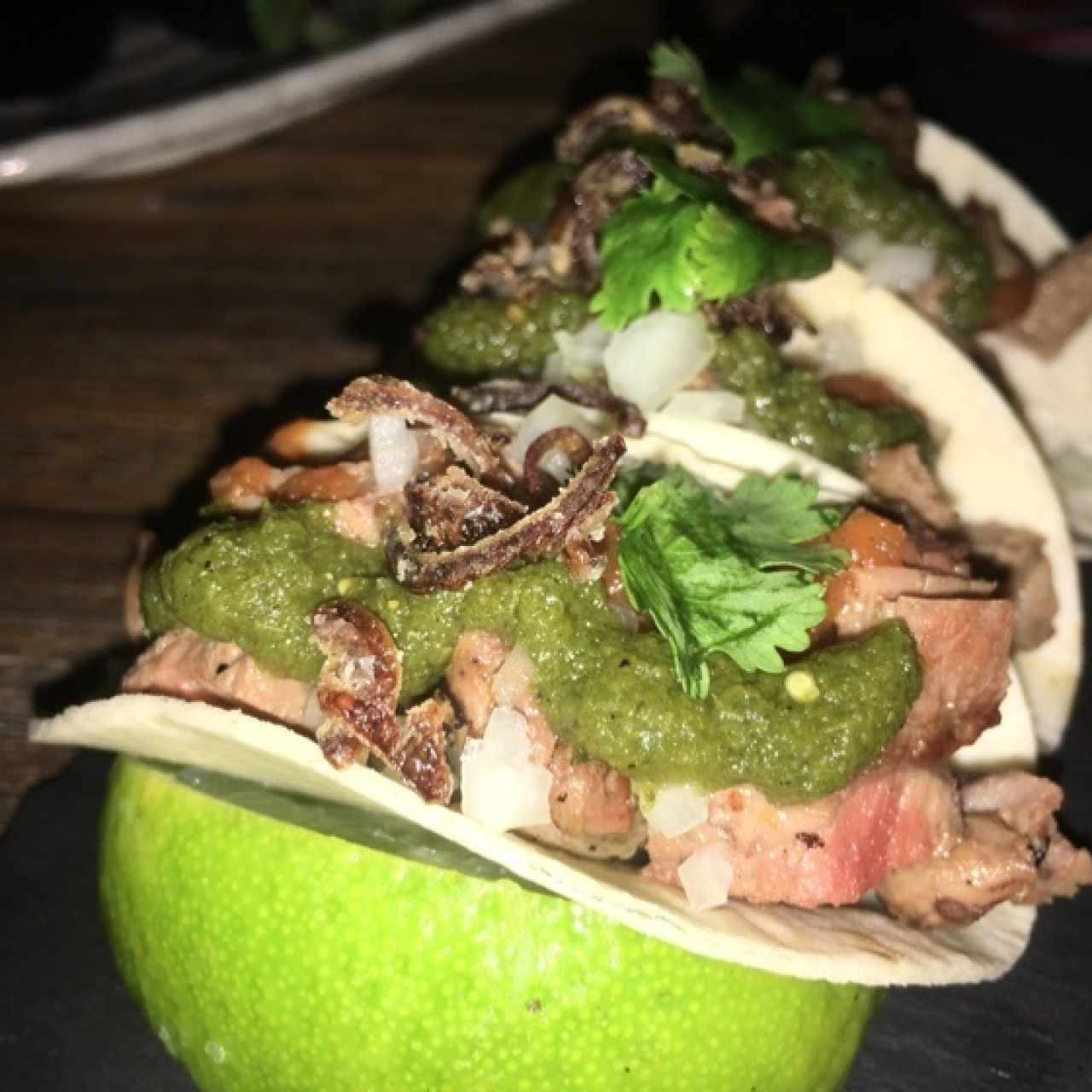 SMALL PLATES - Skirt Steak Tacos