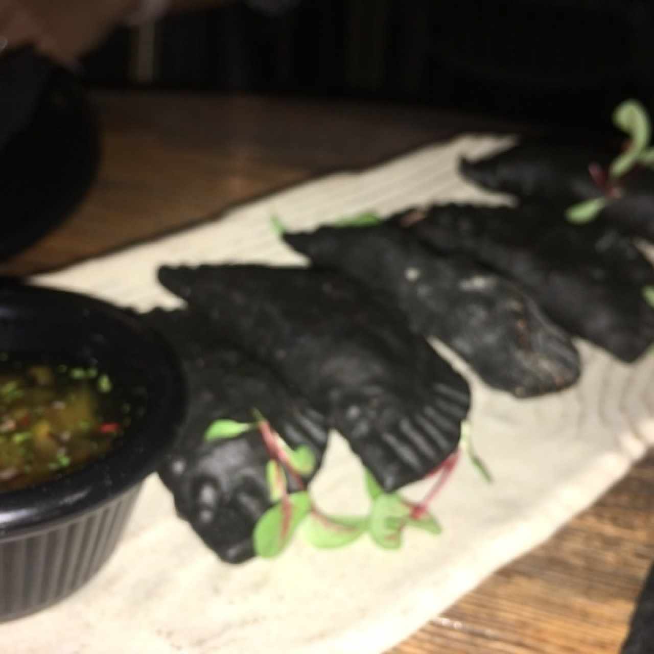 SMALL PLATES - Black Empanadas