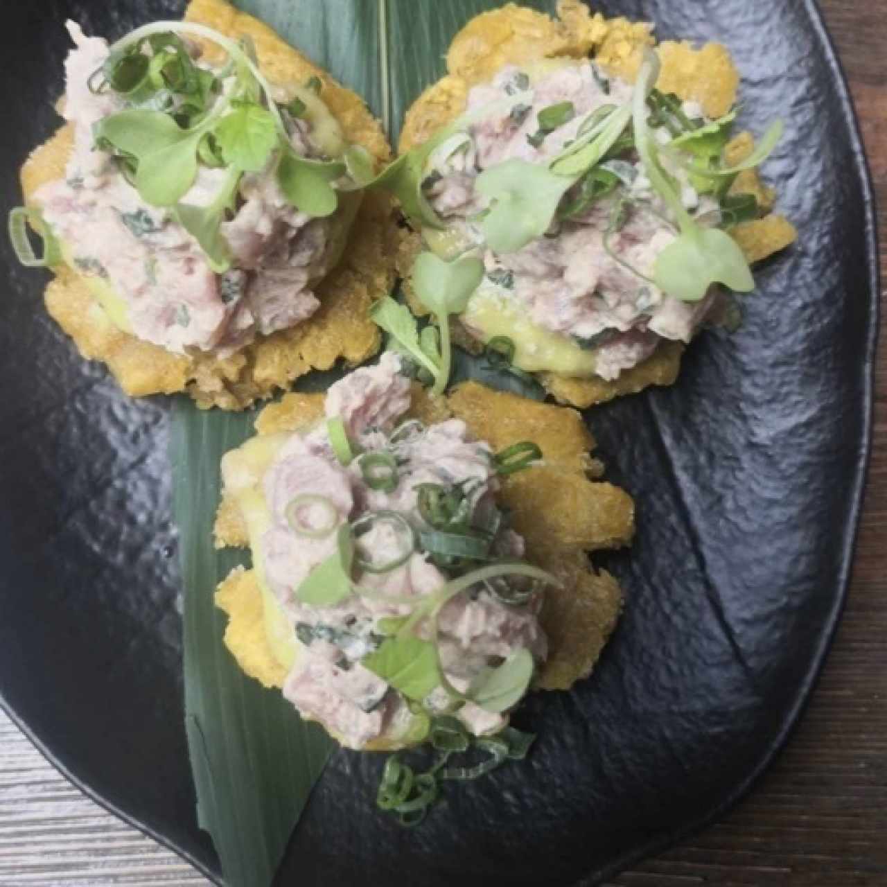 Tostones de atún