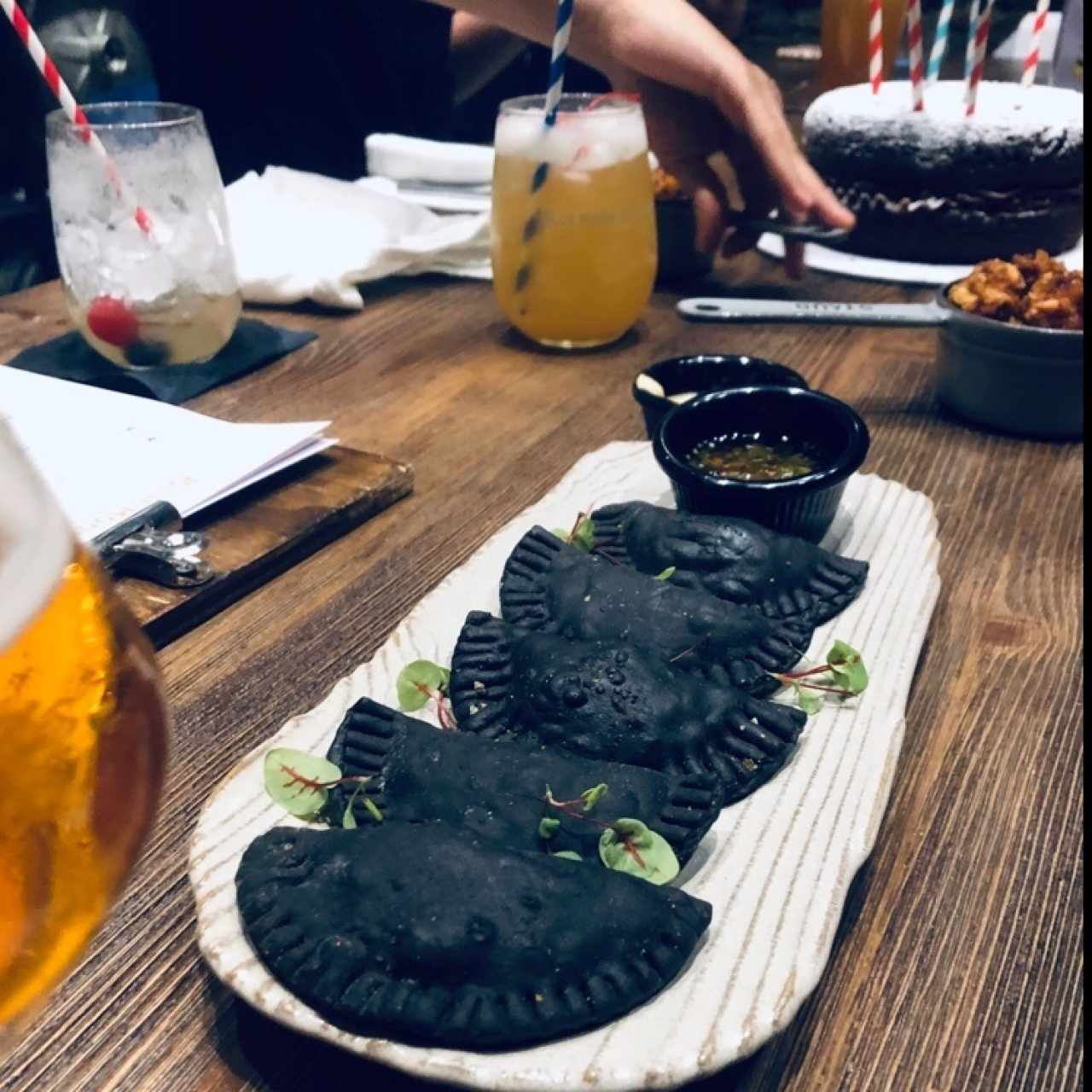 SMALL PLATES - Black Empanadas