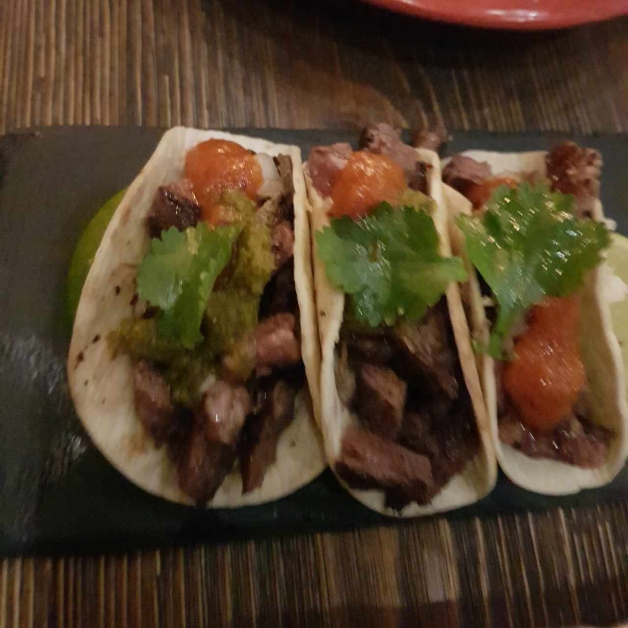 SMALL PLATES - Skirt Steak Tacos