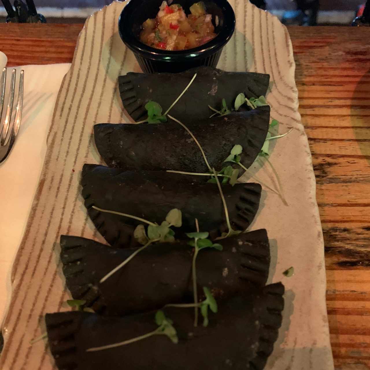 SMALL PLATES - Black Empanadas