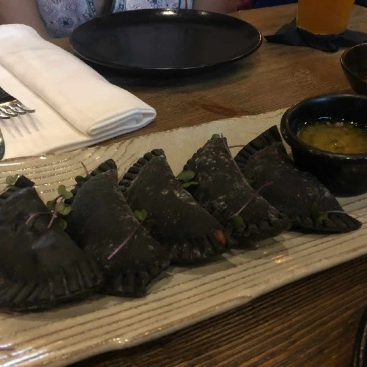 SMALL PLATES - Black Empanadas