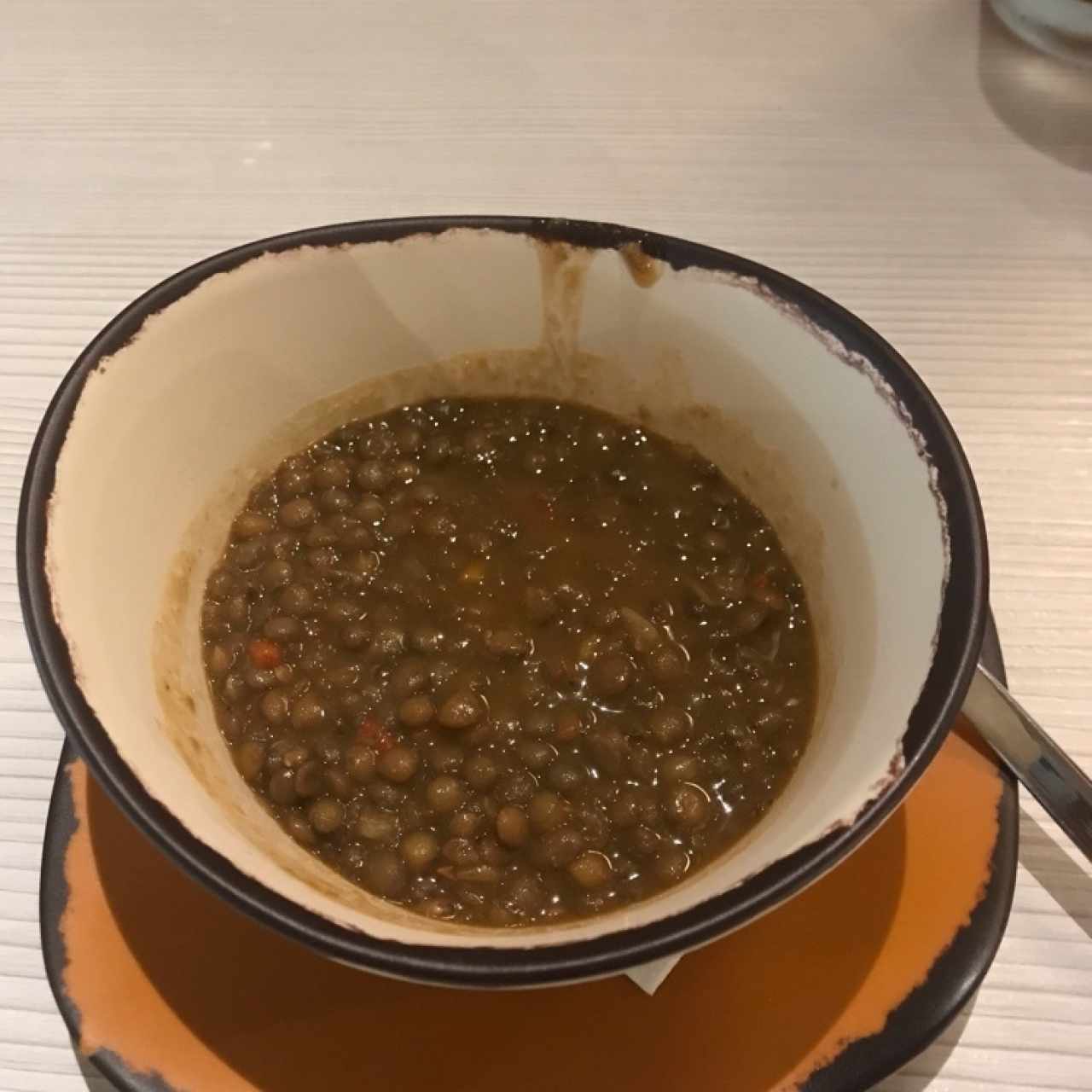 sopa de lentejas