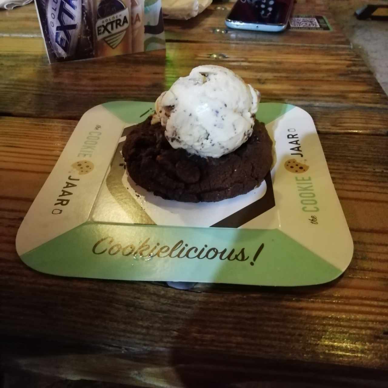 Galleta Smores XL con helado 