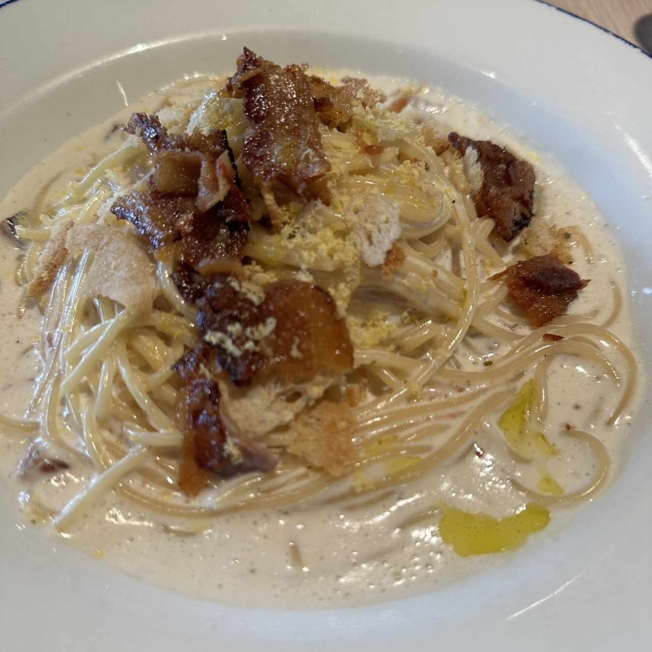 Pasta carbonara 