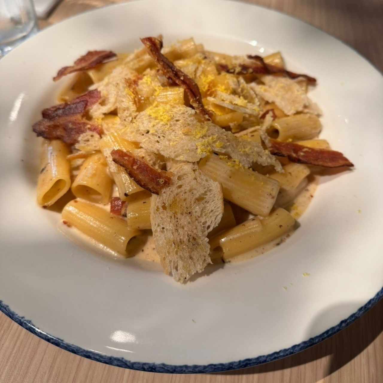 Rigatoni Ni Carbonara Ni Alfredo