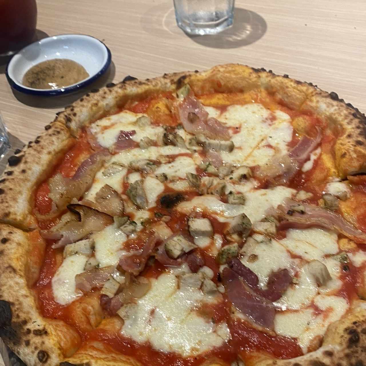 Pizza de pollo