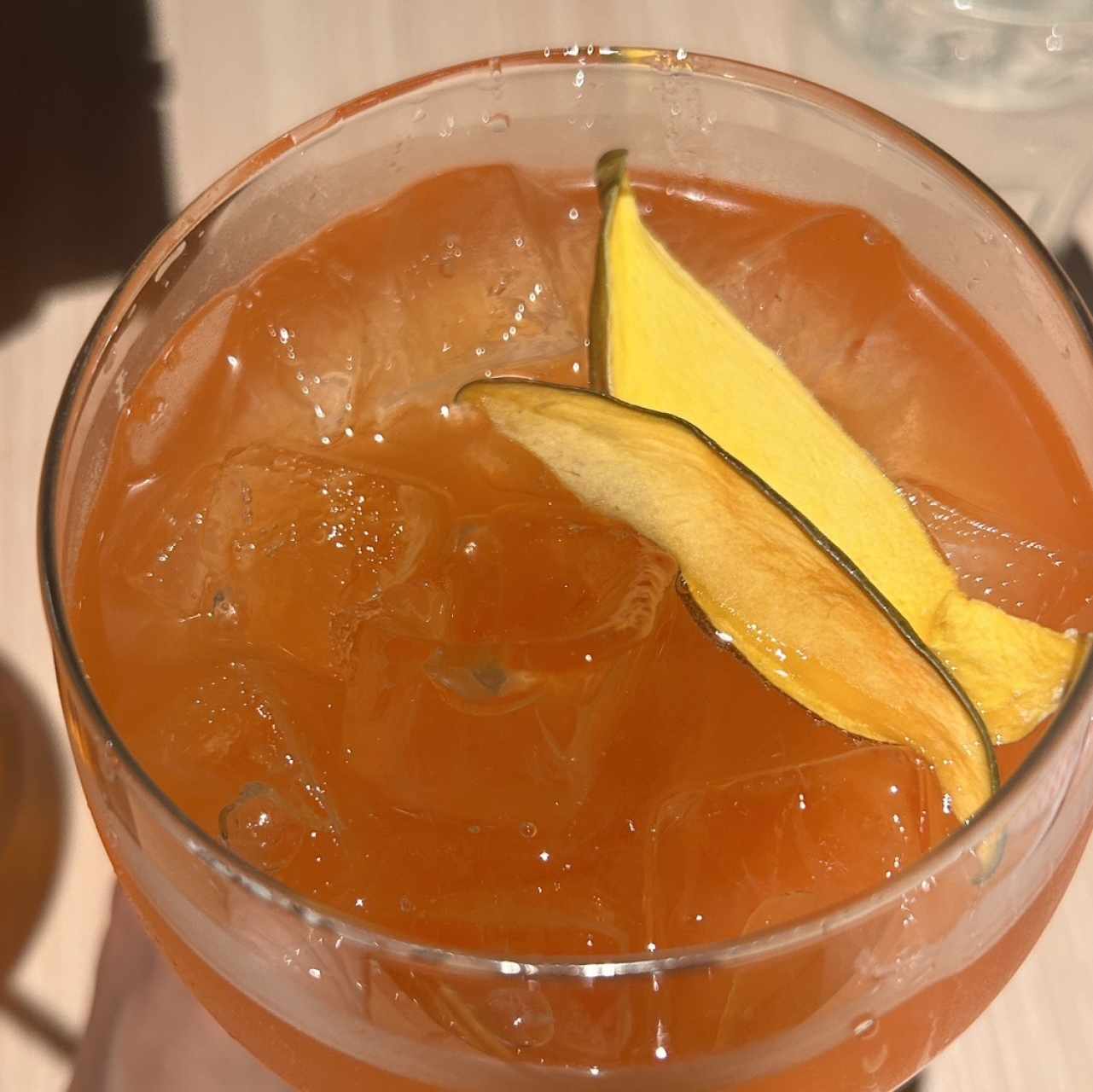 Aperol spritz de mango