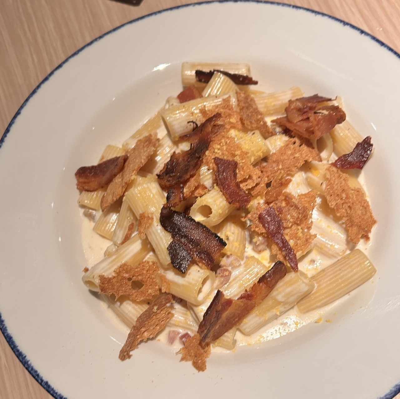 Rigatoni Ni Carbonara Ni Alfredo