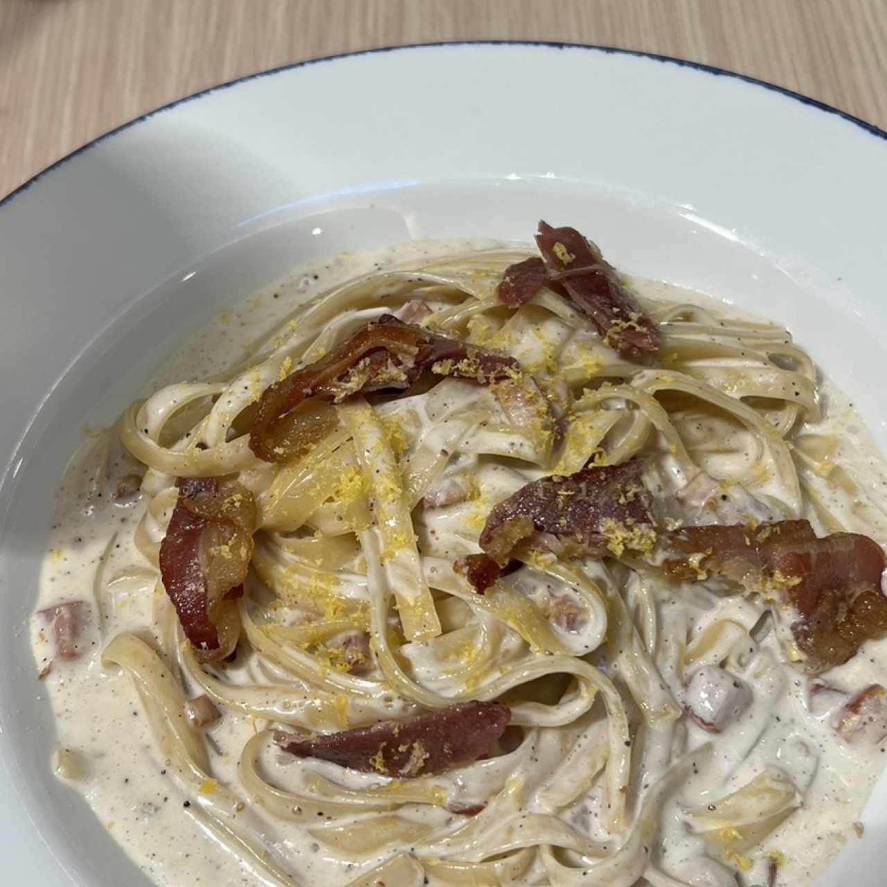 Rigatoni Ni Carbonara Ni Alfredo