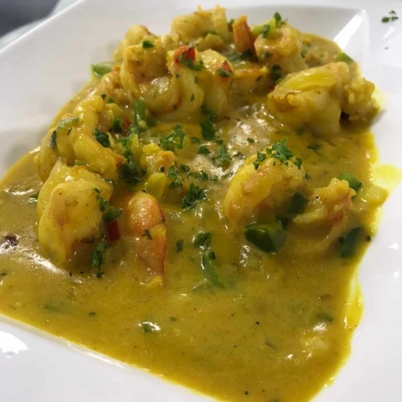 Camarones al estilo caribeño