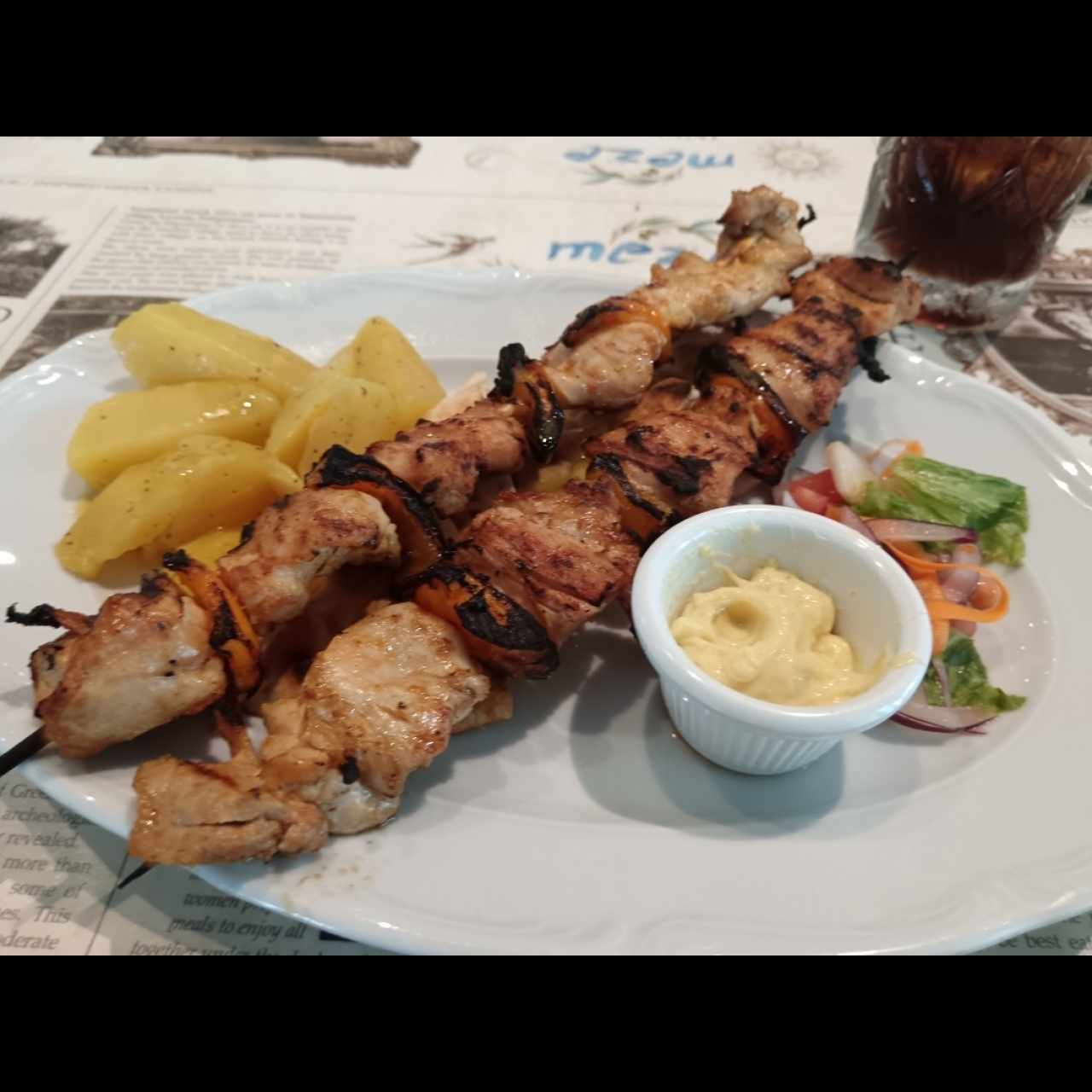 Pinchos de pollo