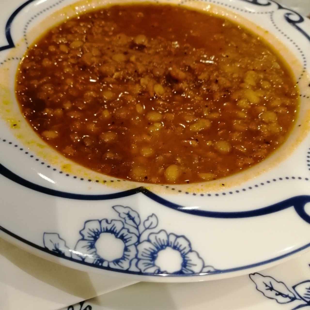 Sopa de lentejas