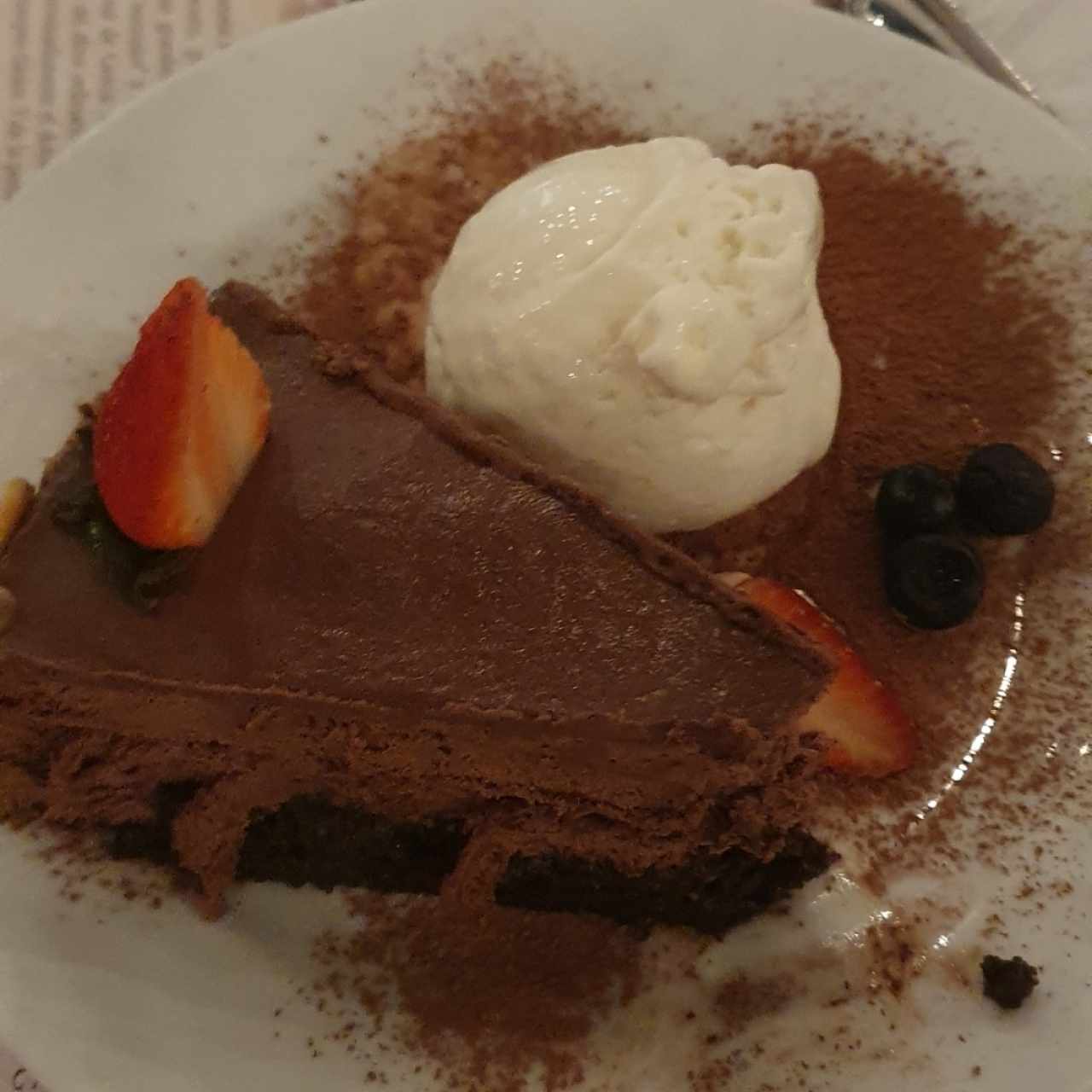 mousse de chocolate