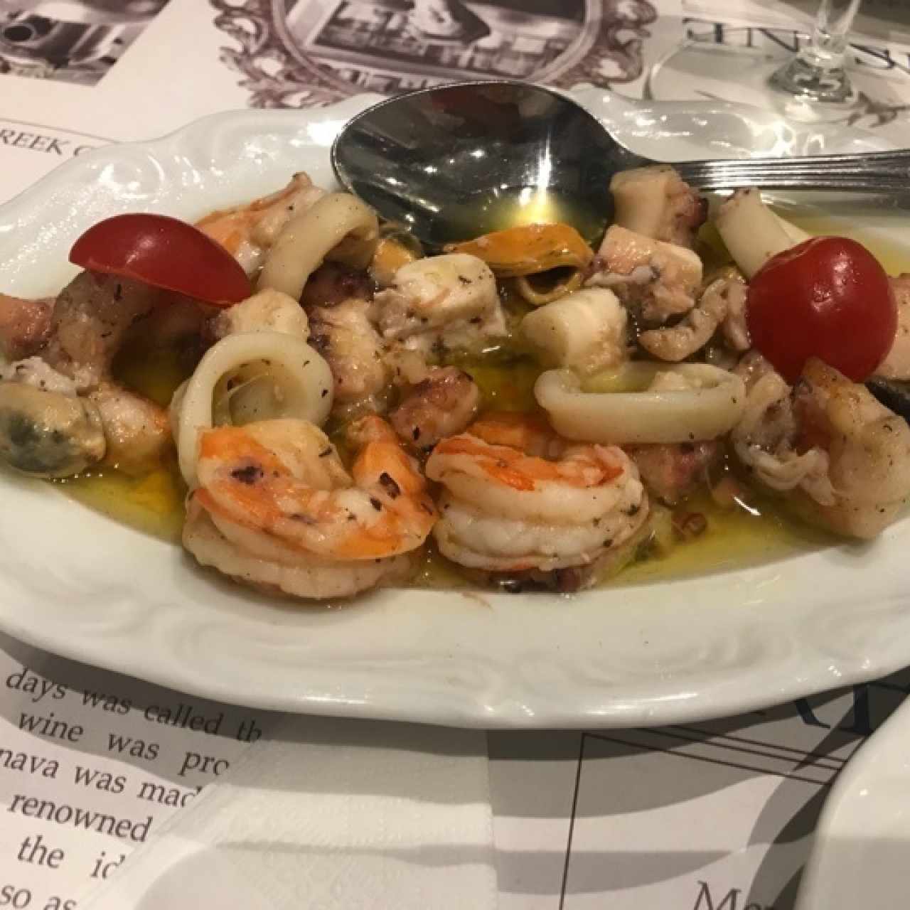 ensalada de mariscos