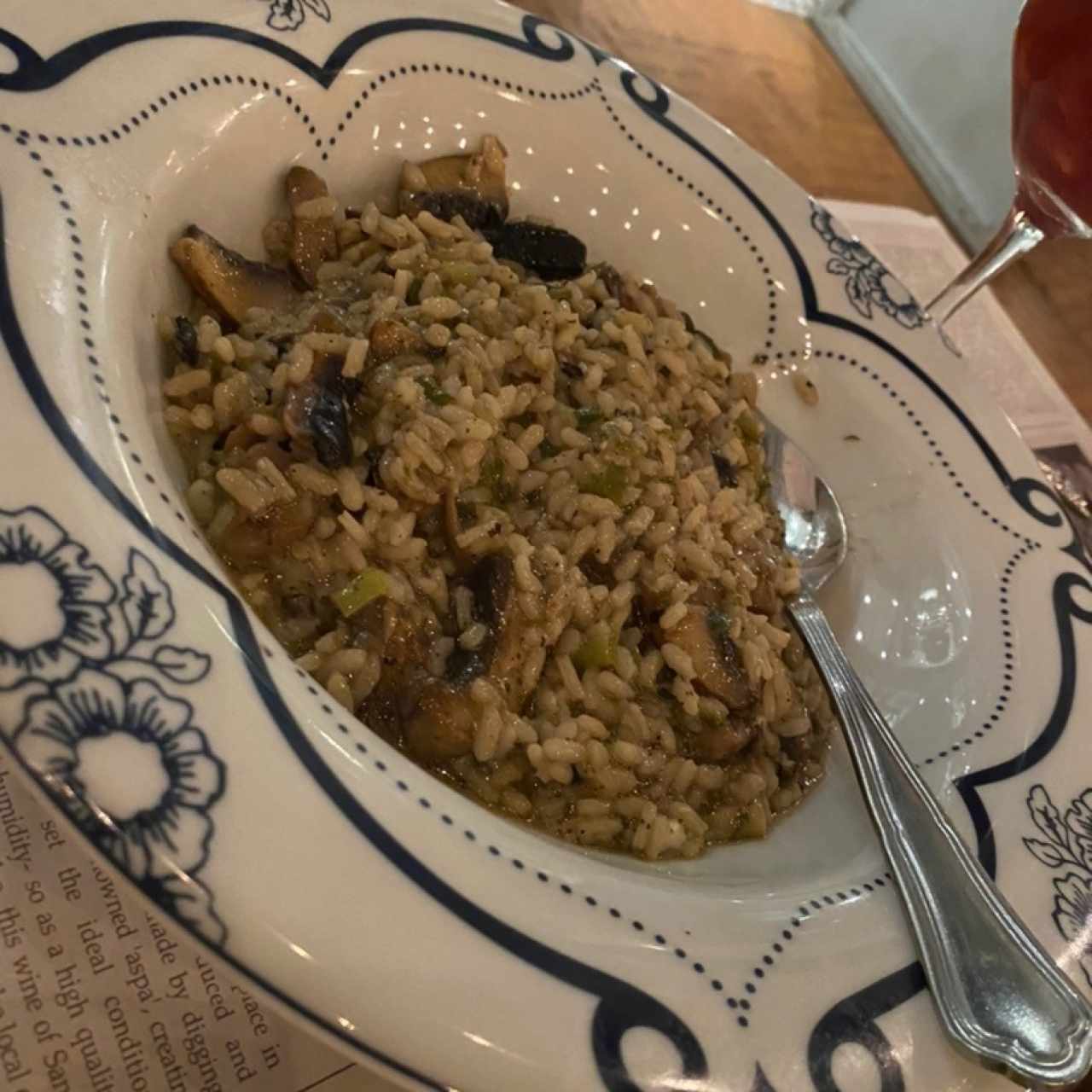 Risotto de hongos 