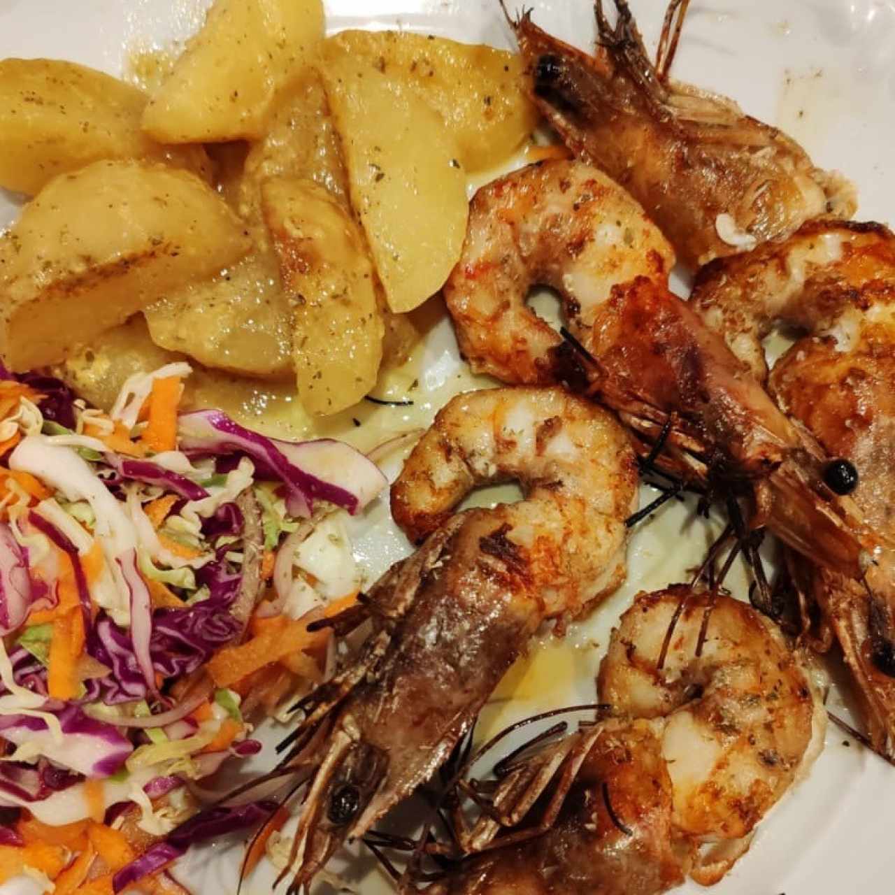 Langostino a la parrilla