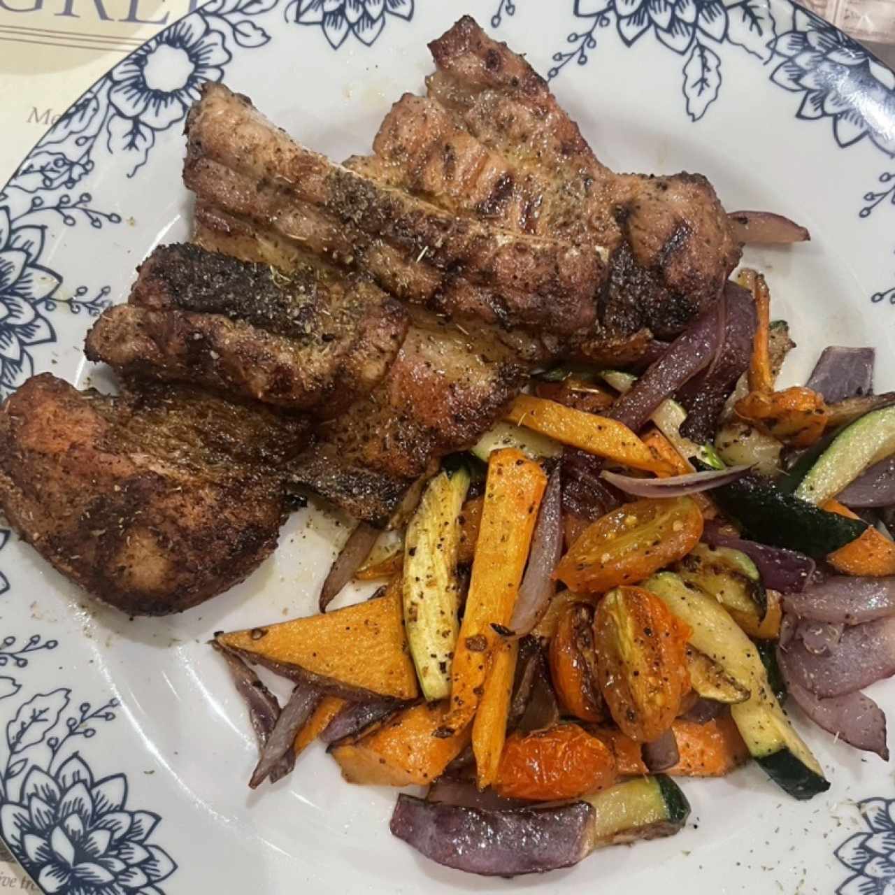 Panceta a la parrilla