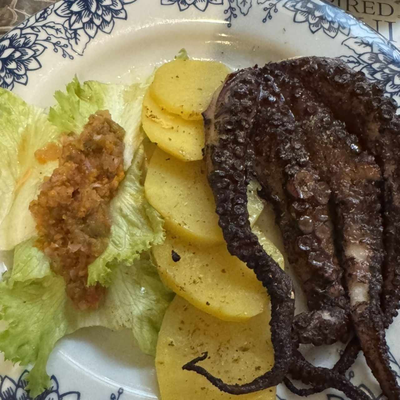 Pulpo a la parrilla