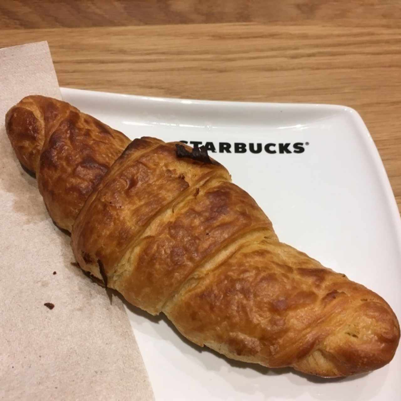 Croissant relleno de queso crema