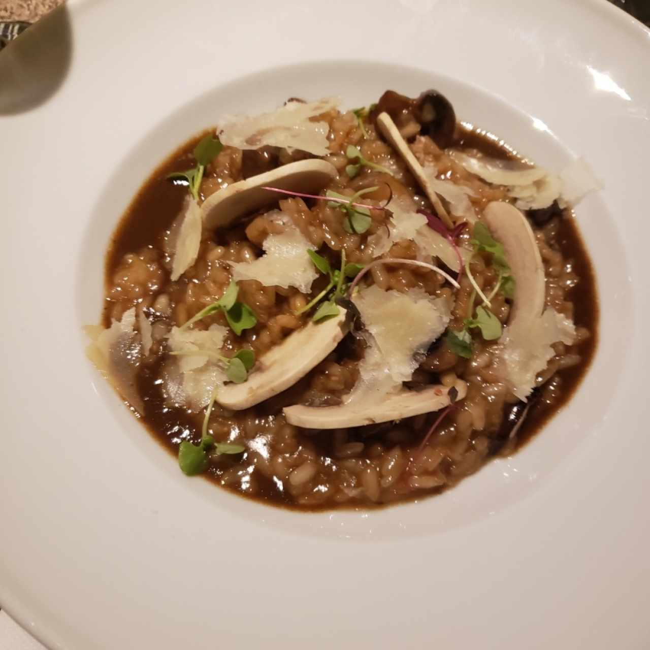 Risotto Funghi e Buey