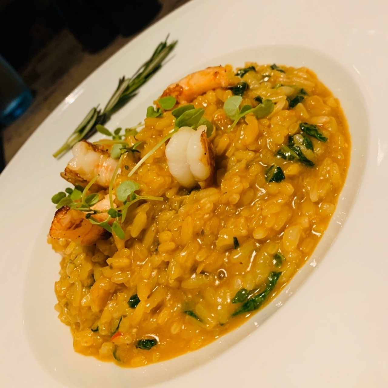 Risotto Gamberi e Bietola