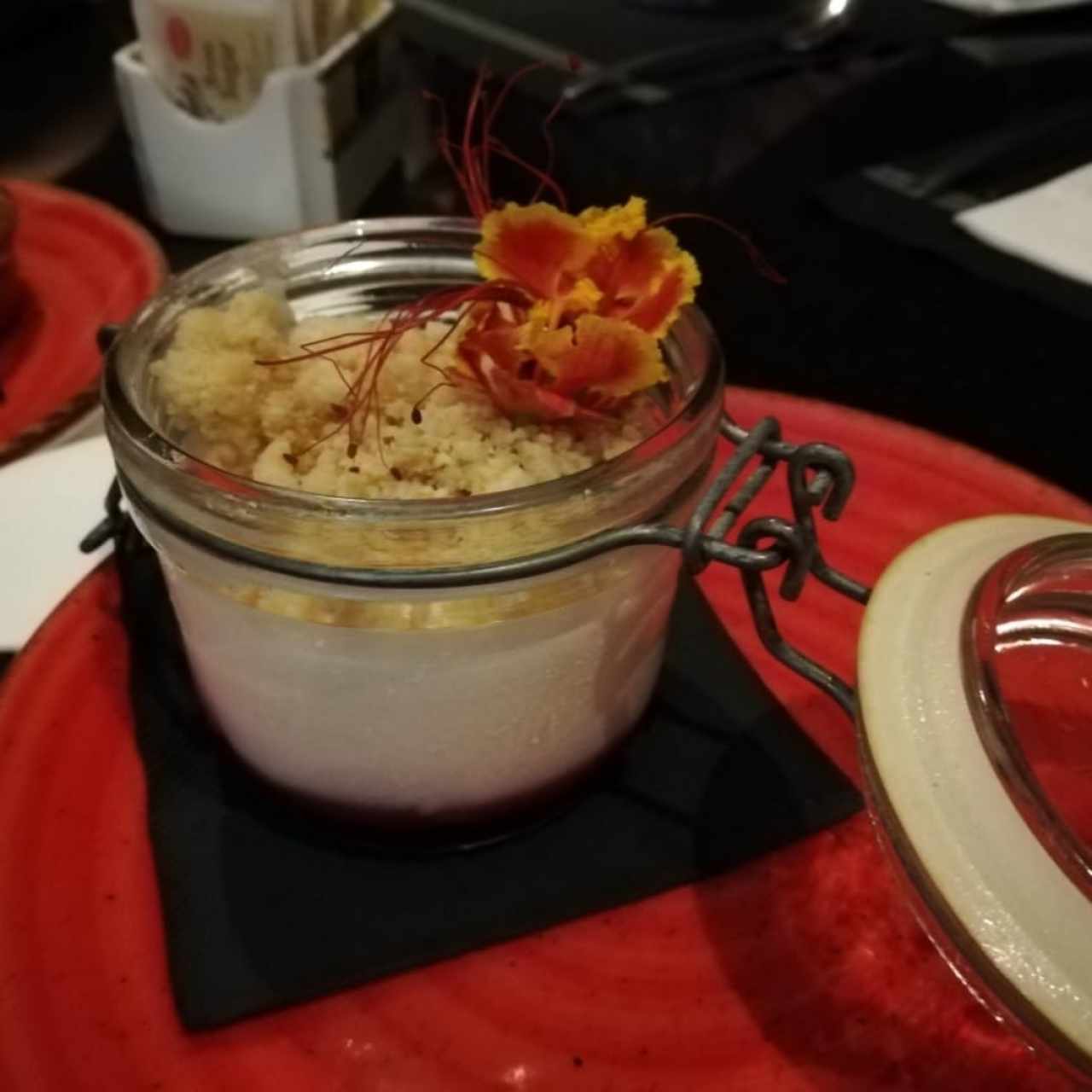 Panna Cotta con Nutella y Confitura Casera de Fresa