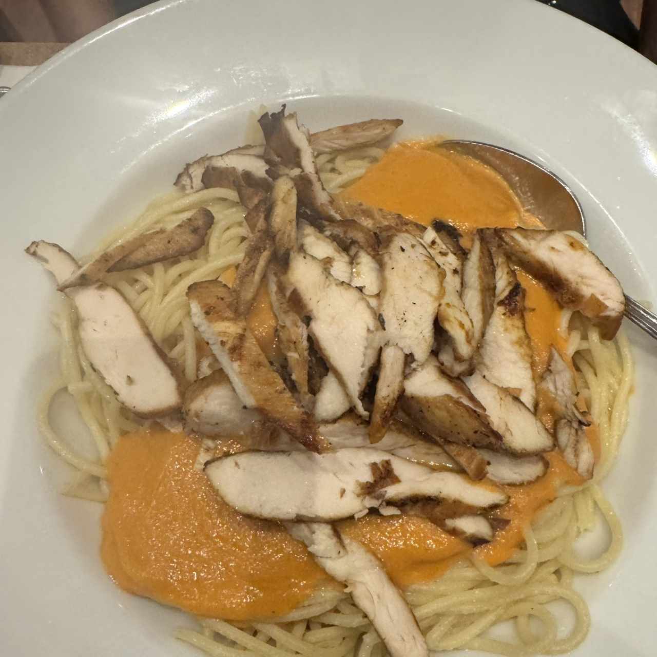 Spagghetti con pollo