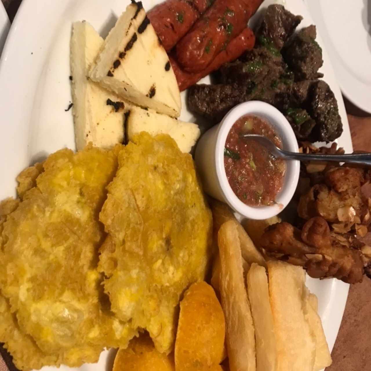 Picada mixta, dos personas