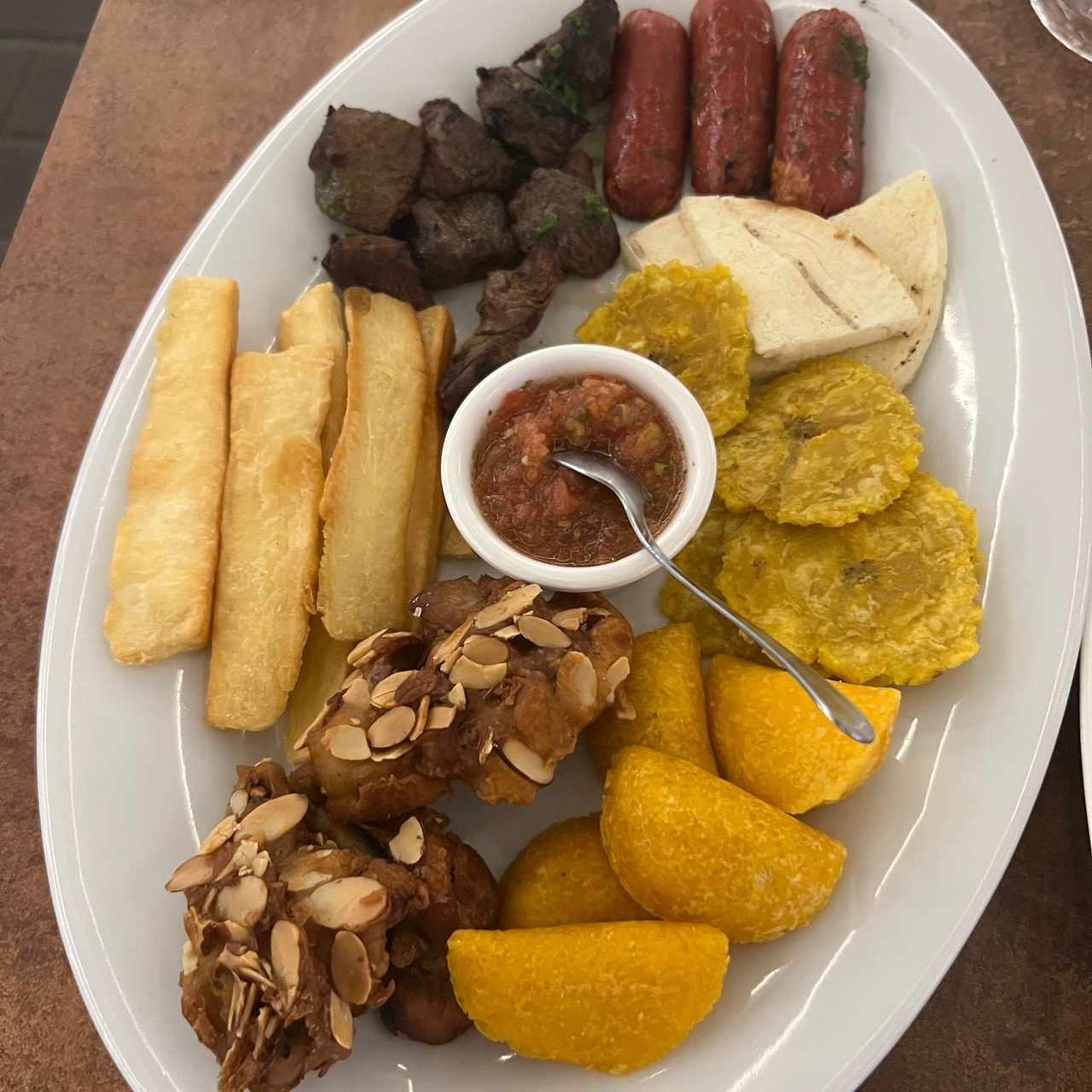 Picada mixta, dos personas