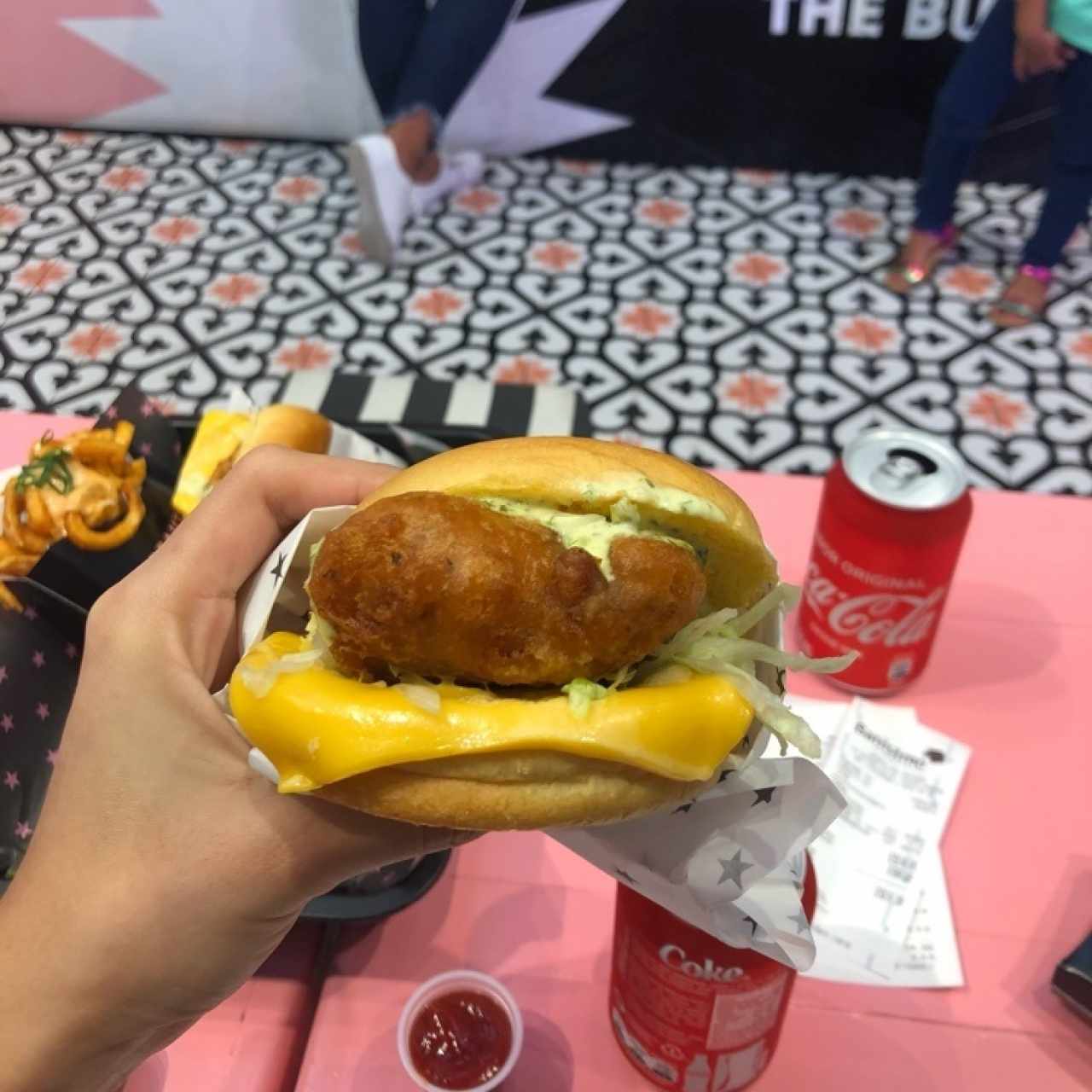 hamburguesa de pescado