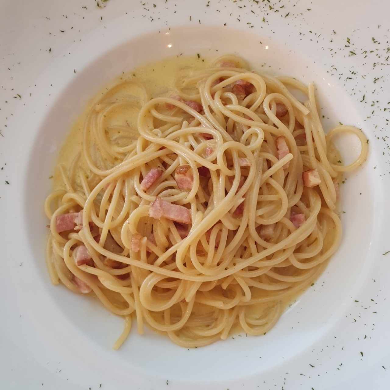 pasta carbonara