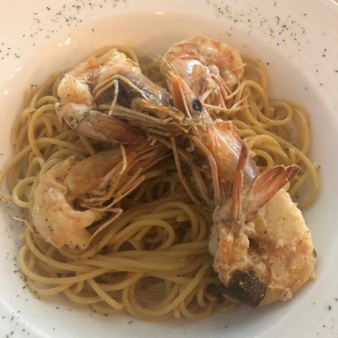 Pasta al gamberoni