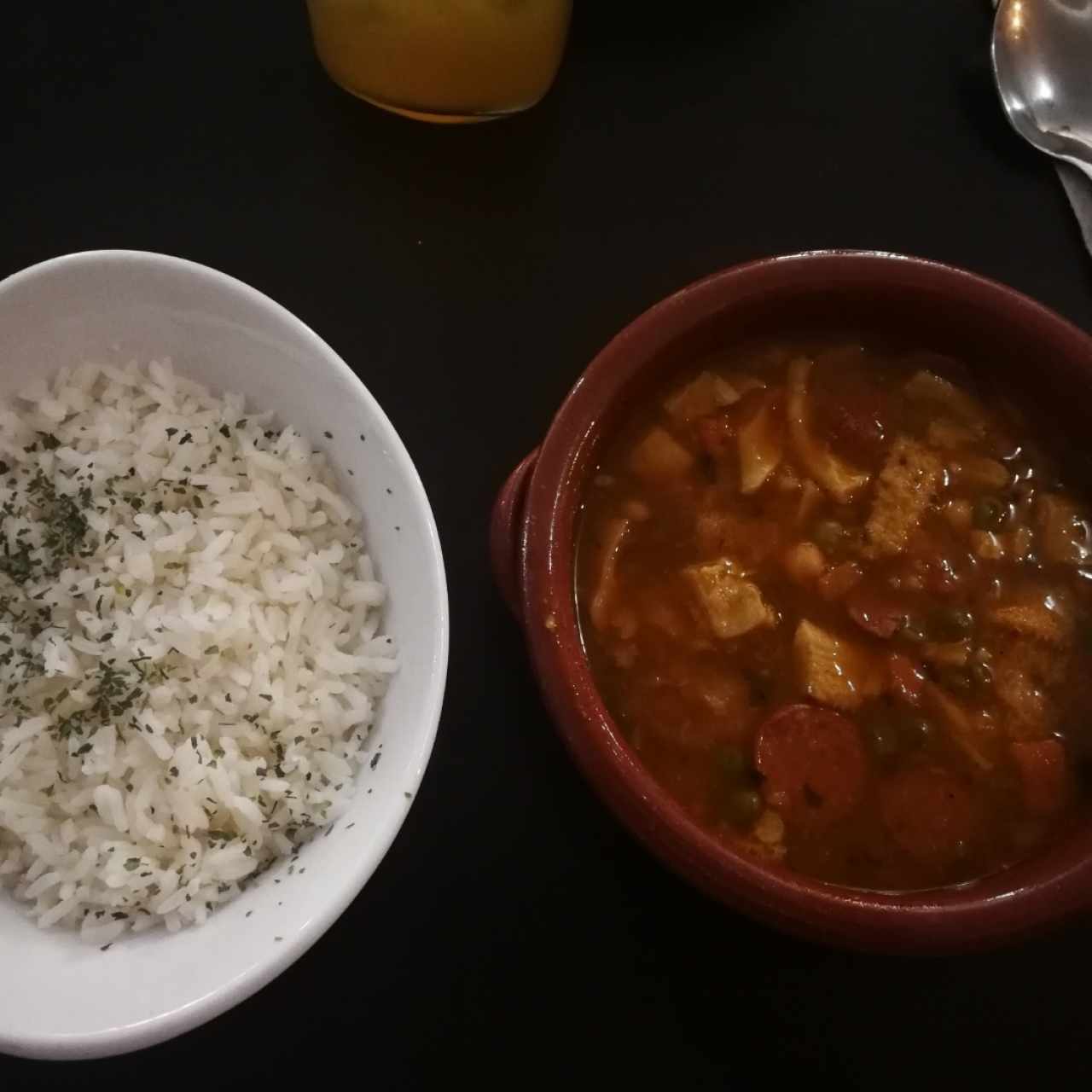 Mondongo a la Culona con Arroz Blanco 