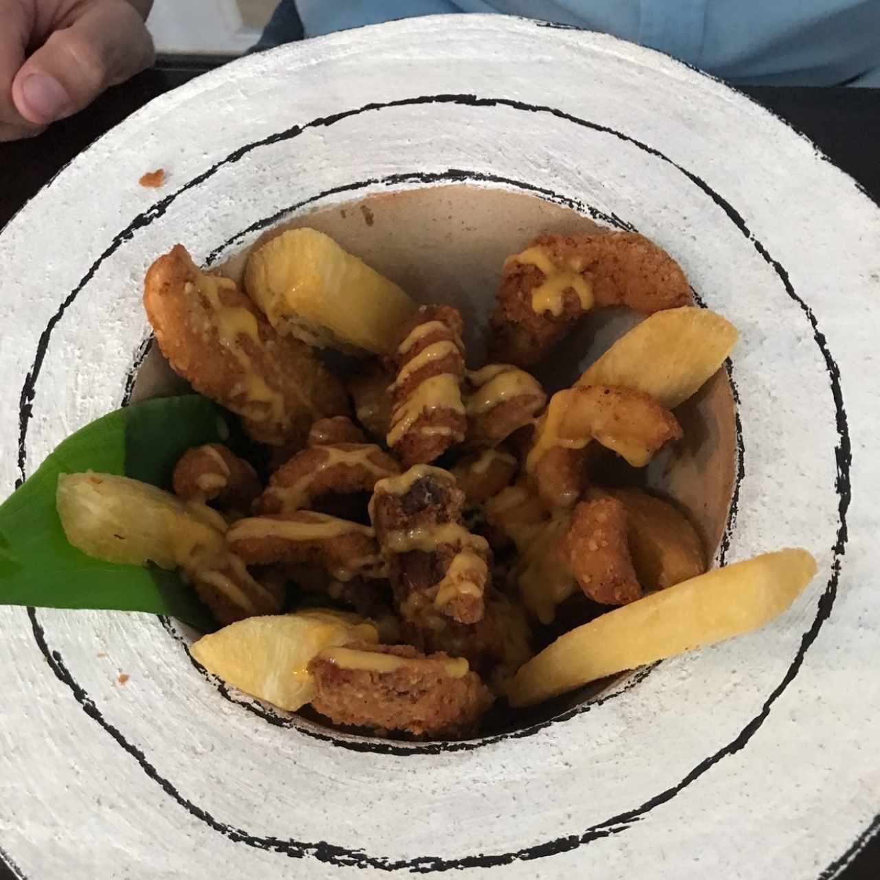 Pollo Frito en Sombrero