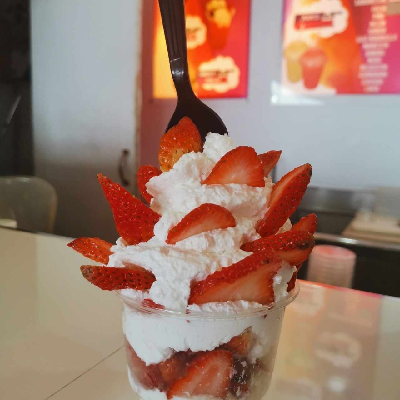 Fresas con Crema